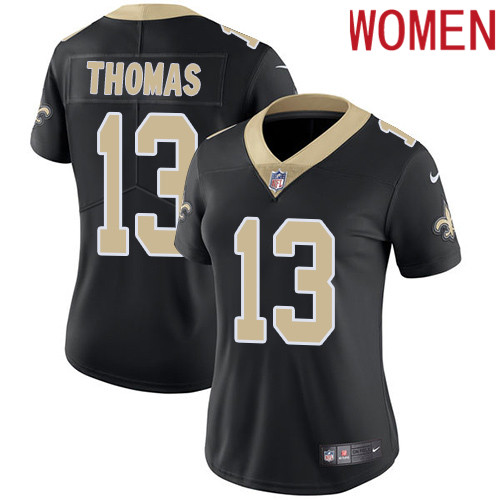2019 Women New Orleans Saints #13 Thomas Black Nike Vapor Untouchable Limited NFL Jersey->women nfl jersey->Women Jersey